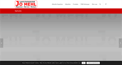 Desktop Screenshot of jomehl-gartentechnik.de