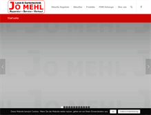 Tablet Screenshot of jomehl-gartentechnik.de